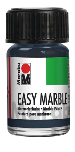 Peinture pour marbrure Marabu Easy Marble - Anthracite 279 - 15 ml