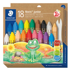 18 craies à la cire - Noris junior 224 - Gros module - Staedtler