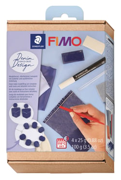 Coffret Fimo - Effet jeans How-to-create