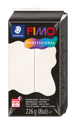 Pâte polymère Fimo - Porcelaine - 226 g