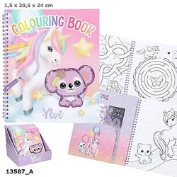 Livre de coloriage à paillettes Ylvi - Licorne