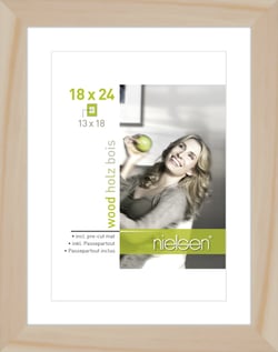 Cadre Nielsen - Apollon - Bois - Naturel - 18 x 24 cm