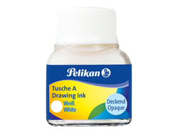 Flacon encre de Chine - 10ml - blanc