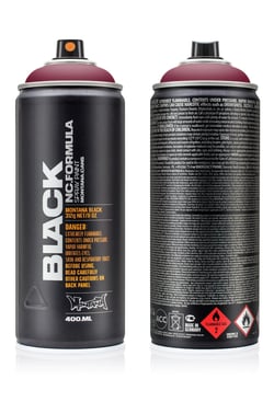 Bombe de peinture 400 ml Montana Black - Cardinal 3062