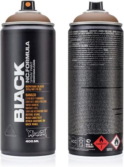 Bombe de peinture 400 ml Montana Black - Chocolate 8060