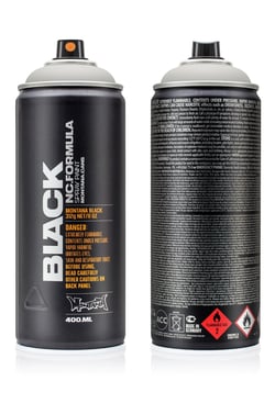Bombe de peinture 400 ml Montana Black - Mouse 7030