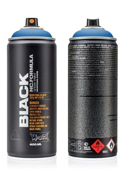Bombe de peinture 400 ml Montana Black - Power blue P5000
