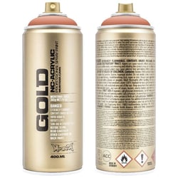 Bombe 400 ml de peinture acrylique Montana GOLD - Shrimp Dark CL2130 - Fine - Opaque