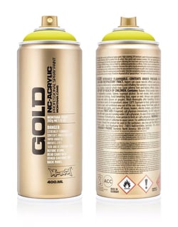 Bombe de peinture Acrylique GOLD Poison Light CL6310 - 400 ml - Montana
