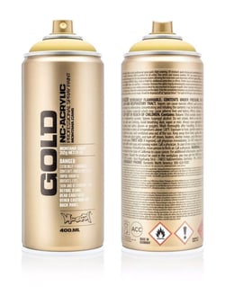 Bombe de peinture Acrylique GOLD Pudding G1200 - 400 ml - Montana