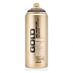 Bombe de peinture Acrylique GOLD Palish Brown G1470 - 400 ml - Montana