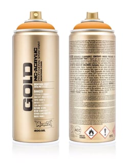 Bombe de peinture Acrylique GOLD Scampi G2040 - 400 ml - Montana