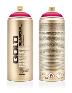 Bombe 400 ml de peinture acrylique Montana GOLD - Raspberry G3030 - Fine - Opaque