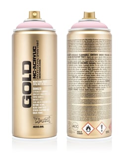 Bombe 400 ml de peinture acrylique Montana GOLD - Frozen Strawberry G3100 - Fine - Opaque