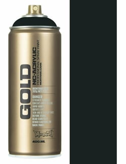 Bombe de peinture Acrylique GOLD Anthracite G8145 - 400 ml - Montana