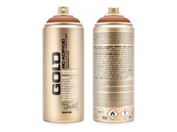 Bombe de peinture Acrylique GOLD Shock Brown Light S8000 - 400 ml - Montana