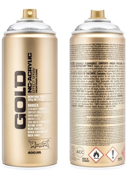 Bombe 400 ml de peinture acrylique Montana GOLD - Silverchrome M1000 - Fine - Opaque