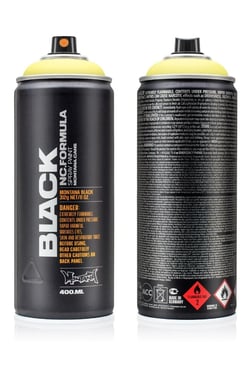 Bombe de peinture 400 ml Montana Black - True yellow TR1010