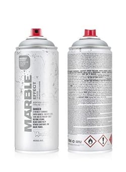 Bombe de peinture Effect Marble Silver EMSilver - 400 ml - Montana