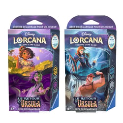 Deck de démarrage Disney Lorcana - Le retour d'Ursula - 2 pièces