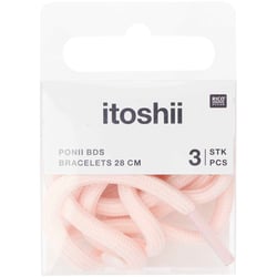 Lot de 3 bracelets Ponii Beads - Rico Design - 28 cm - Rose