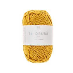 Pelote de fil à crocheter 100% coton - Rico Design - Ricorumi - Moutarde 064