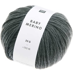 Pelote de fil à tricoter 100% laine vierge - Rico Design - Baby Merino Print - Anthracite 05