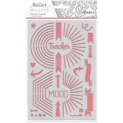 Pochoir en plastique Bullet Journal - Trackers