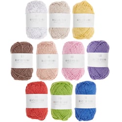 Lot de 10 pelotes de fil à crocheter - Rico Design - Twinkly Twinkly