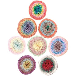 Lot de 8 pelotes de fil 100 % coton - Rico Design - Ricorumi Spin Spin