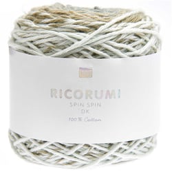 Pelote de fil à crocheter 100% coton - Rico Design - Ricorumi Spin Spin - Patine 011