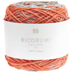 Pelote de fil à crocheter 100% coton - Rico Design - Ricorumi Spin Spin - Summer 022