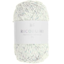 Pelote de fil à crocheter - Rico Design - Ricorumi Twinkly Twinkly - White