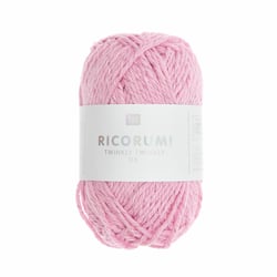 Pelote de fil à crocheter - Rico Design - Ricorumi Twinkly Twinkly - Rose