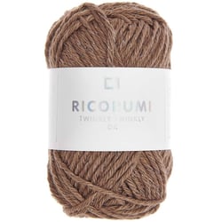 Pelote de fil à crocheter - Rico Design - Ricorumi Twinkly Twinkly - Brun