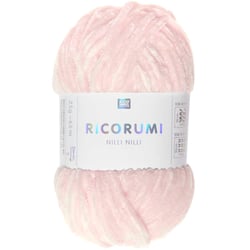 Pelote de fil à crocheter 100% polyester - Rico Design - Ricorumi Nilli Nilli - Rose