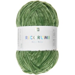 Pelote de fil à crocheter 100 % polyester - Rico Design - Ricorumi Nilli Nilli - Vert