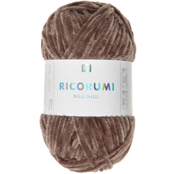 Pelote de fil à crocheter 100 % polyester - Rico Design - Ricorumi Nilli Nilli - Chocolat 24