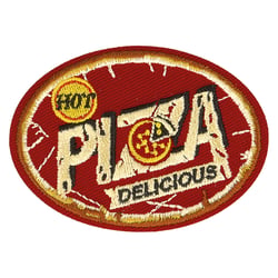 Ecusson thermocollant - Retro pizza
