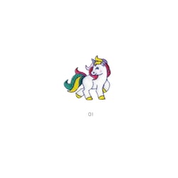 Ecusson thermocollant - Licorne