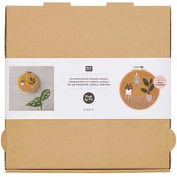Kit de broderie - jungle urbaine