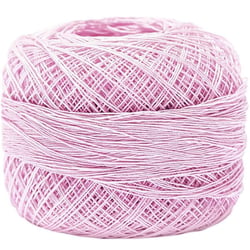 Pelote de fil à crocheter 100% coton - Rico design - Lilas