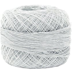 Pelote de fil à crocheter 100% coton - Rico design - Argent