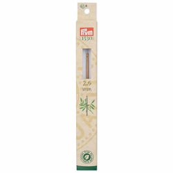 Prymco - Crochets pour laine n°2,5 - bambou - 15 cm