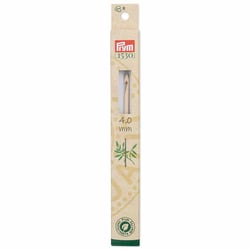 Prymco - Crochets pour laine n°4 - bambou - 15 cm