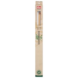 Prymco - Aiguilles à tricoter n°4 - bambou - 33 cm
