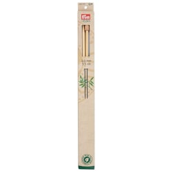Prymco - Aiguilles à tricoter n°6 - bambou - 33 cm