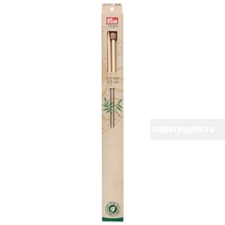 Prymco - Aiguilles à tricoter n°6,5- bambou - 33 cm