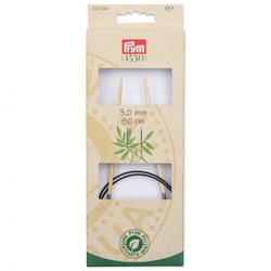Aiguilles à tricoter circulaires n°3 - bambou - 80 cm