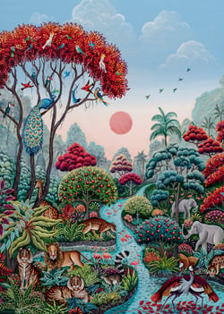 Puzzle 2000 pièces - Widlife paradis